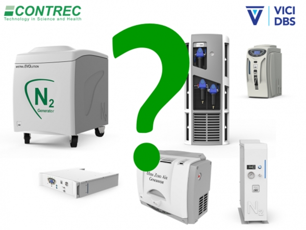 Which gas generator fits your system? Find it with the help of our table.