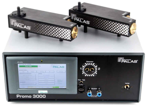 Aerosol spectrometer for particle size and particle concentration